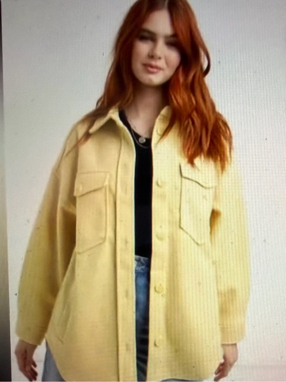 Joie Yellow Oversized Shacket - NWT Size L